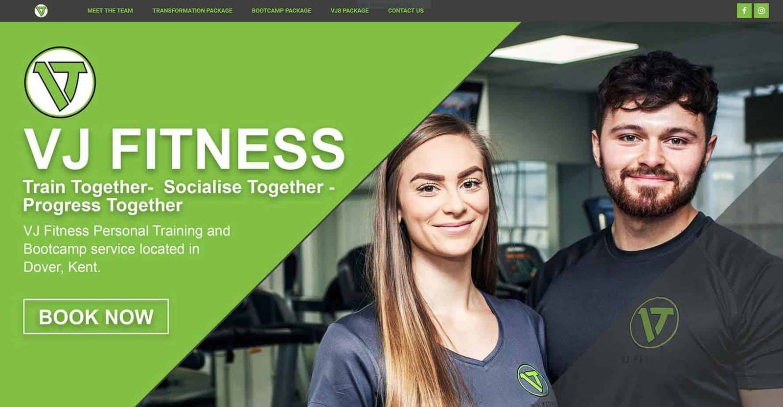 Gym website design ideas by Blue Orbit Web Design